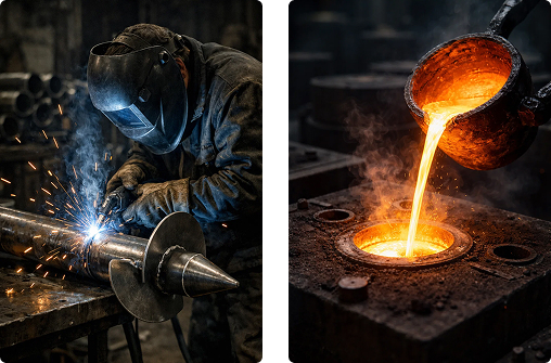 Производство винтовых свай и литейное производство | ЧПУП «Метрасалес»