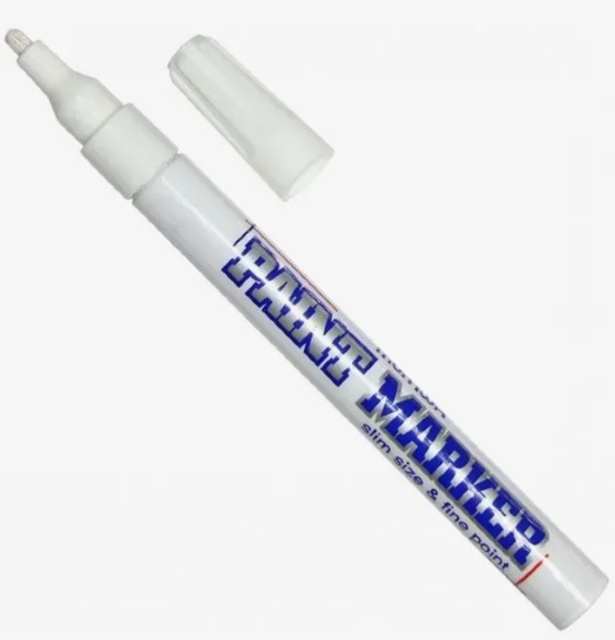 Маркер для таблички (белый цвет) | ЧПУП «Метрасалес»