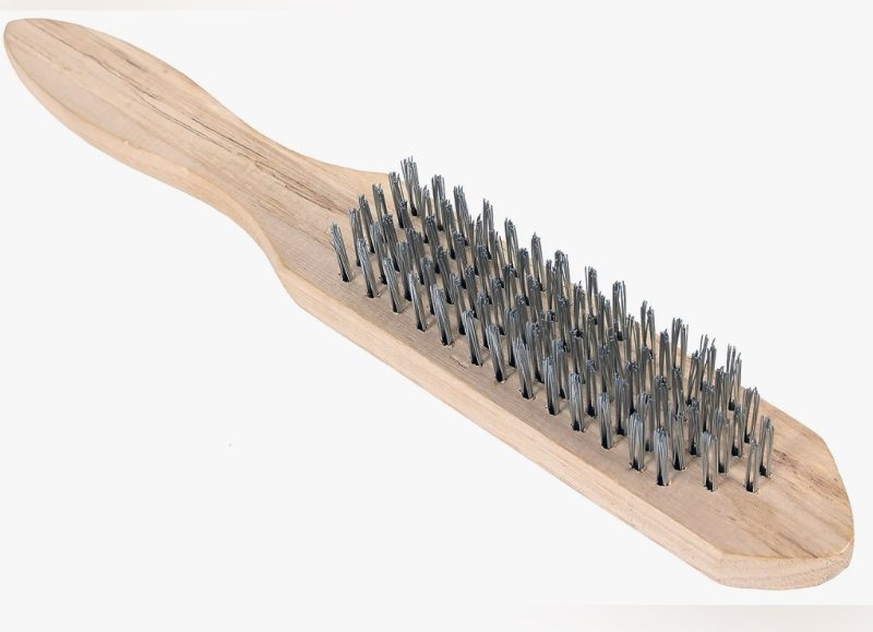 Щетка деревянная по металлу 6-ти рядная | ЧПУП «Метрасалес»