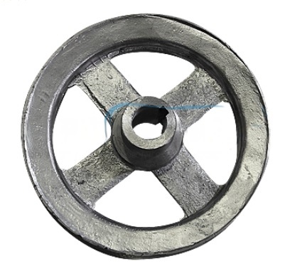 Шкив вакуумного насоса. алюминиевый, двухручьевой УВБ 02.010 | ЧПУП «Метрасалес»