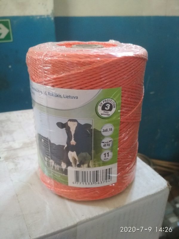 Шнур ограждения для электропастуха 500 м. | ЧПУП «Метрасалес»