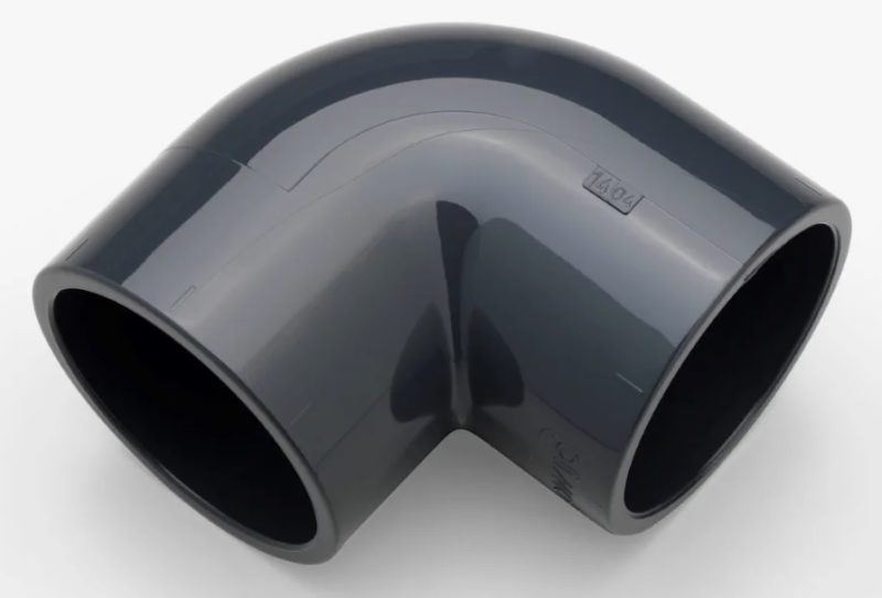 Уголок ПВХ д.50х1 1/2″ с резьбой | ЧПУП «Метрасалес»