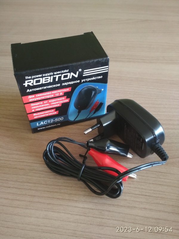 Устройство зарядное для батарей ROBITON LAC12-500 | ЧПУП «Метрасалес»